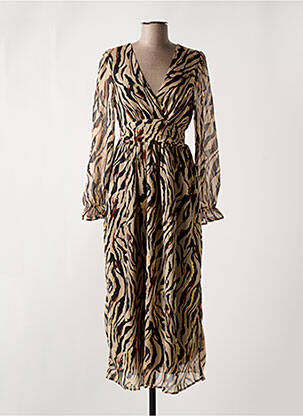 Rochie lungă bej LILIE ROSE femeie