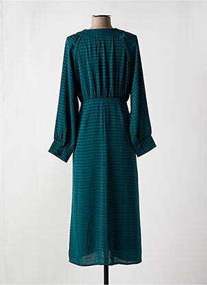 Rochie midi mâneci lungi mâneci lungi verde ANDY & LUCY femeie