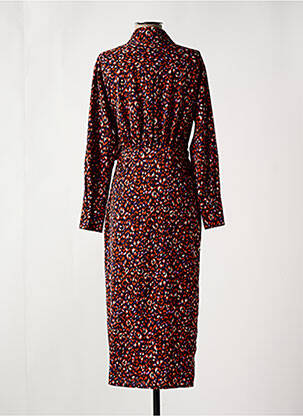 Rochie midi mâneci lungi mâneci lungi portocalie PAPILLONNE femeie