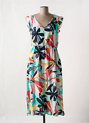 Rochie lungă albastru SENORETTA femeie