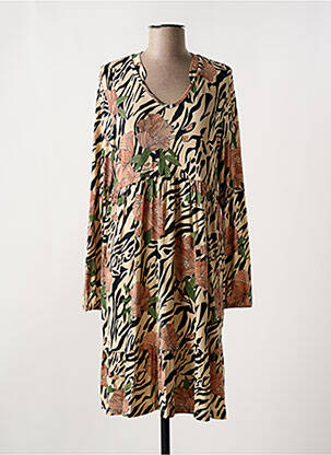 Rochie midi bej RINGELLA femeie