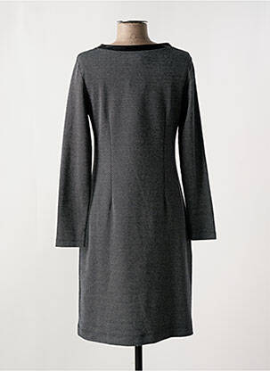 Rochie midi imprimeu fantezie mâneci lungi negru SISTTER femeie