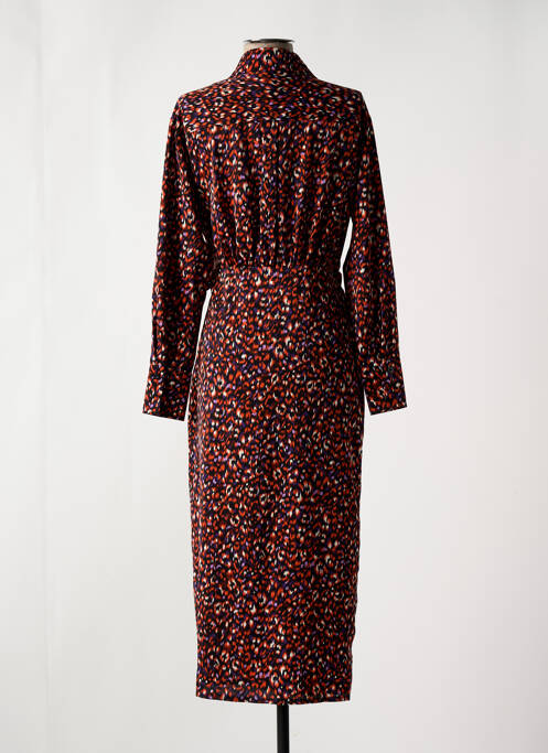 Rochie midi portocaliu PAPILLONNE femeie