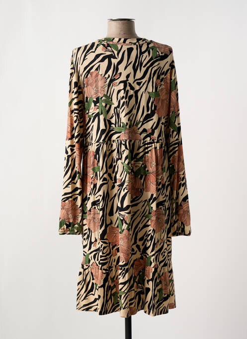 Rochie midi bej RINGELLA femeie