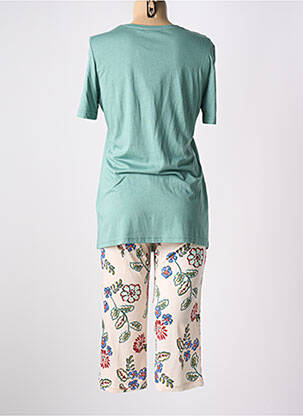 Pijama mâneci scurte verde RINGELLA femeie