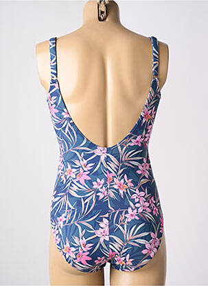 Costum de baie dintr-o singură piesă elasticitate top sutien modelat albastru OLYMPIA femeie