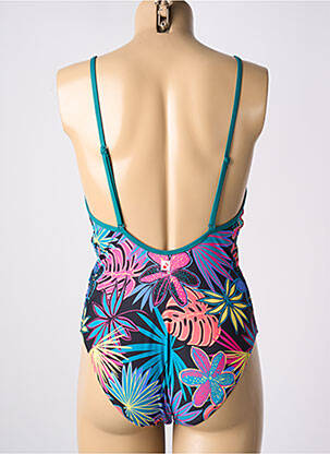 Costum de baie dintr-o singură piesă elasticitate top triunghiuri albastru CHERRY BEACH femeie