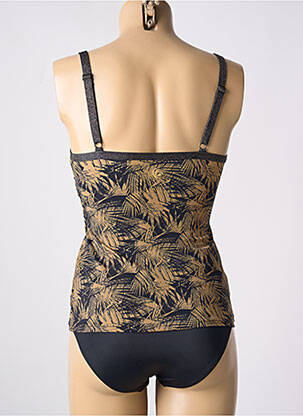 Tankini imprimeu tie and dye negru OLYMPIA femeie