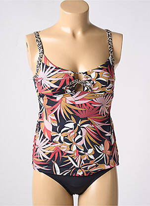 Tankini imprimeu tie and dye negru OLYMPIA femeie