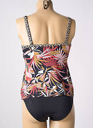 Tankini imprimeu tie and dye negru OLYMPIA femeie