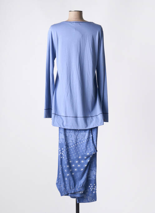 Pijama țesătură jerseu albastru MASSANA femme