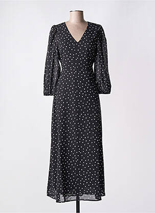 Rochie lungă negru KAFFE femeie