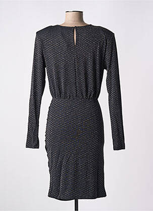 Rochie midi mâneci lungi mâneci lungi negru KAFFE femeie