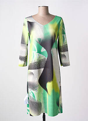 Rochie midi mâneci 3/4 mâneci 3/4 verde TUZZI femeie