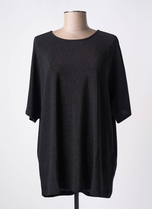 Tunică mâneci scurte negru CISO femeie