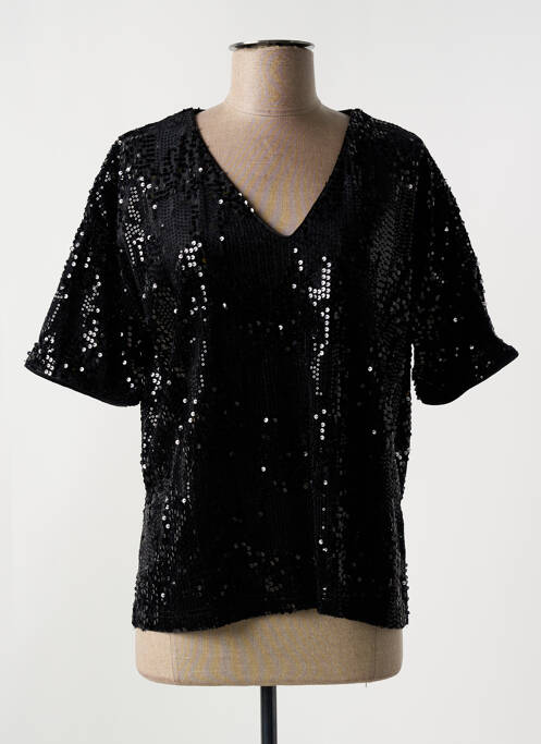 Top negru KAFFE femeie