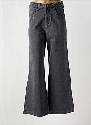 Blugi cu croială evazată gri MELLY & CO femeie