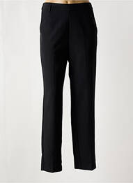Pantalon drept țesătură crep talie înaltă negru KAFFE femme