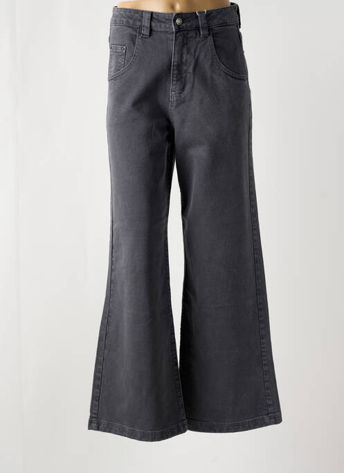 Blugi cu croială evazată gri MELLY & CO femeie