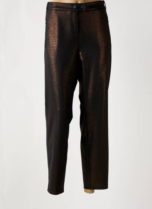 Pantalon 7/8 elasticitate mărime normală negru TUZZI femme