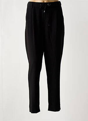 Pantalon chino țesătură poplin mărime normală negru CISO femme