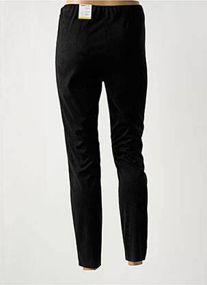 Pantalon slim talie elastică mărime normală negru FRANK WALDER femeie