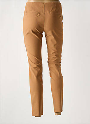 Pantalon slim talie elastică maro BETTY BARCLAY femeie