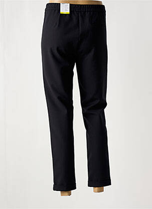 Pantalon drept talie elastică mărime normală negru FRANK WALDER femeie