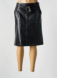 Fustă midi elasticitate negru JULIE GUERLANDE femme