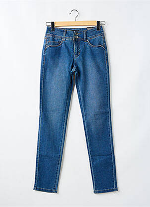 Blugi cu croială slim albastru IMITZ femeie