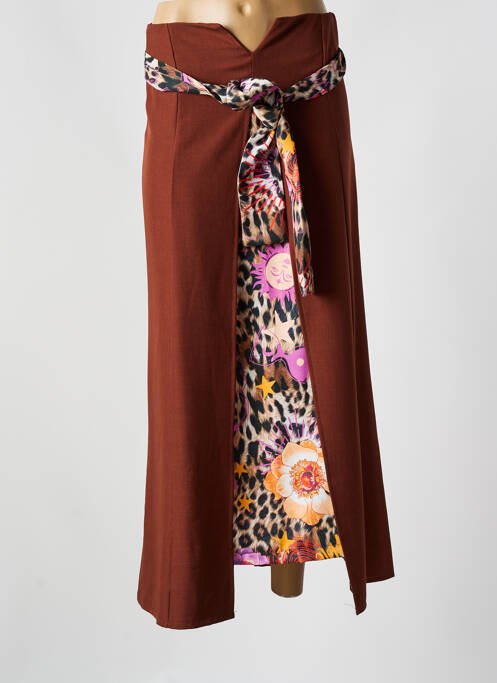 Fustă lungă maro HOLLY & JOEY femeie