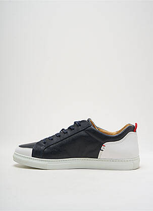 Adidași material neted vârf rotund albastru UN'CHROME bărbat