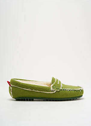 Papuci/pantofi de casă  toc plat până la 3 cm verde UN'CHROME femeie