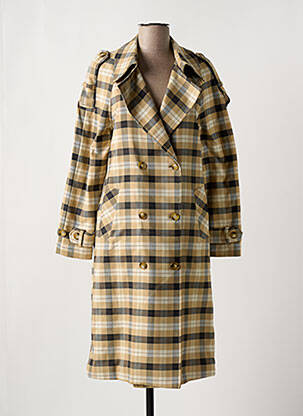 Palton lung bej ANGELA DAVIS femeie