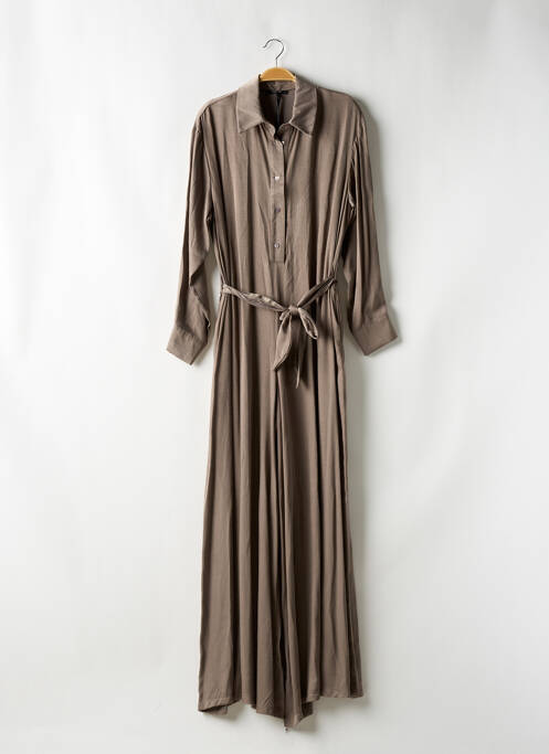 Salopetă-pantalon bej LUMINA femeie