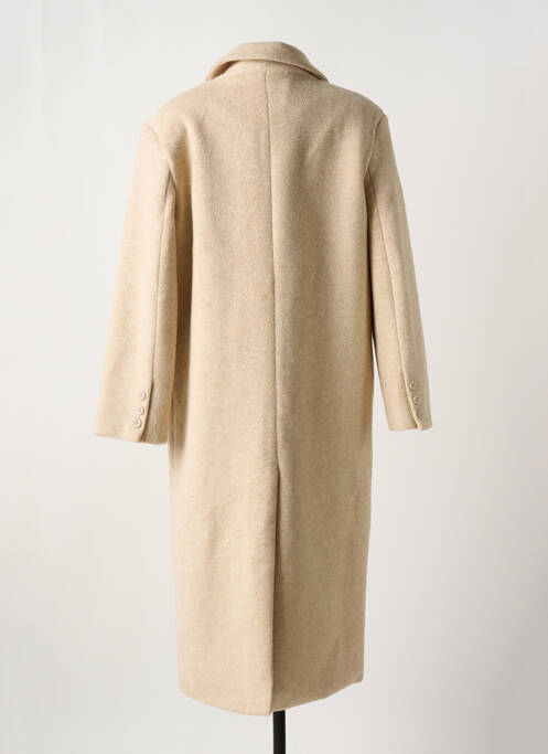 Palton lung bej LUMINA femeie