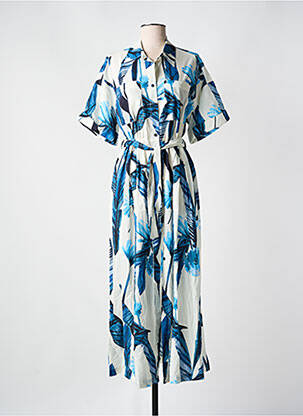 Rochie lungă albastru ANGELA DAVIS femeie