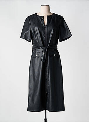 Rochie midi mâneci scurte mâneci scurte negru DIANA GALLESI femeie