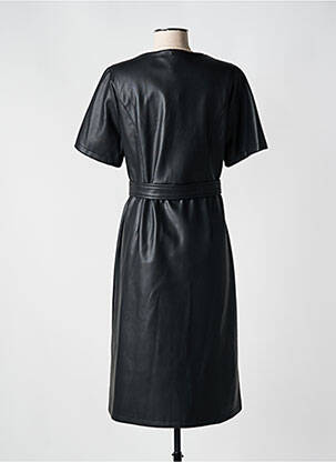 Rochie midi mâneci scurte mâneci scurte negru DIANA GALLESI femeie