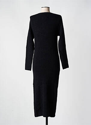 Rochie lungă mâneci lungi mâneci lungi negru ANGELA DAVIS femeie