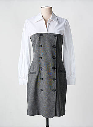 Rochie scurtă gri ANGELA DAVIS femeie