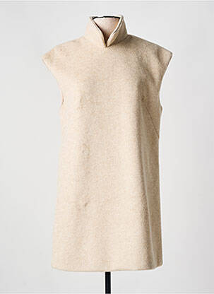 Rochie scurtă bej LUMINA femeie