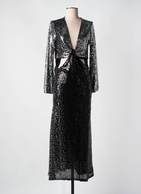 Rochie lungă negru LUMINA femeie