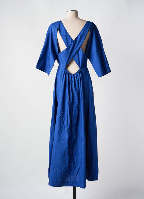 Rochie lungă albastru ANGELA DAVIS femeie