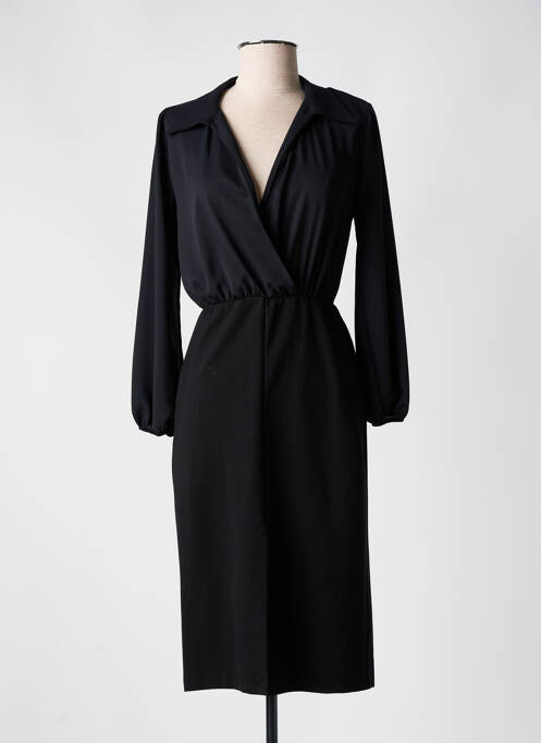 Rochie midi negru ANGELA DAVIS femeie