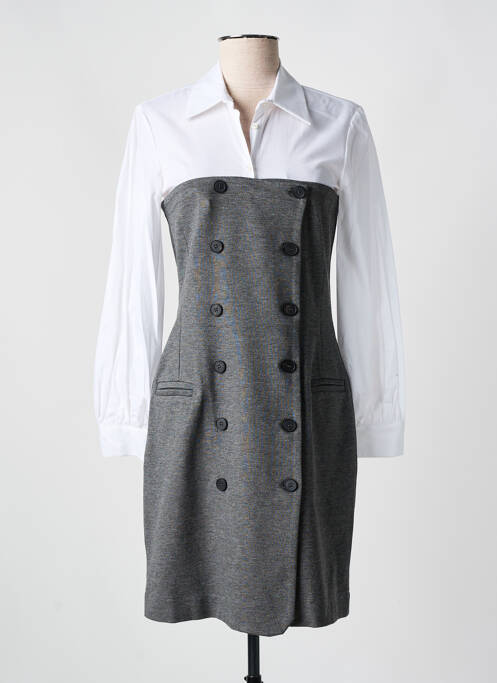 Rochie scurtă gri ANGELA DAVIS femeie