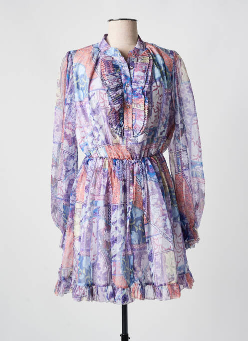 Rochie scurtă violet CHANCE OFF femeie