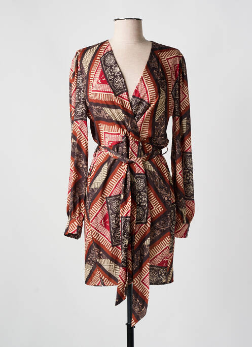 Rochie scurtă maro ALTAMIRA femeie