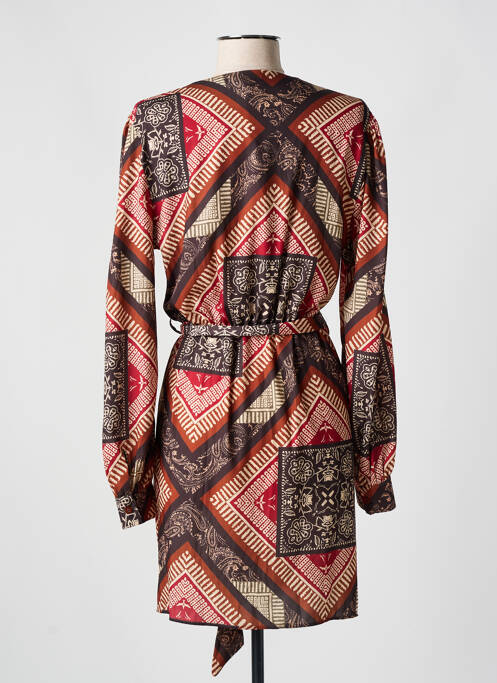 Rochie scurtă maro ALTAMIRA femeie