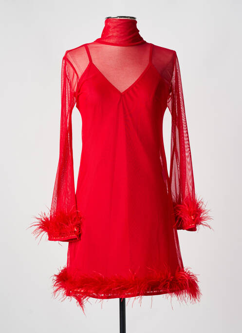 Rochie midi roșu LUMINA femeie